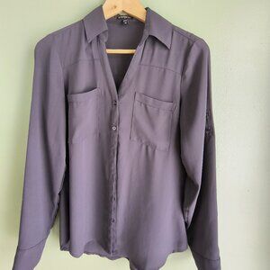 Grey blouse very classic